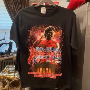 Vintage 2005 Philadelphia Freedom Concert T Shirt